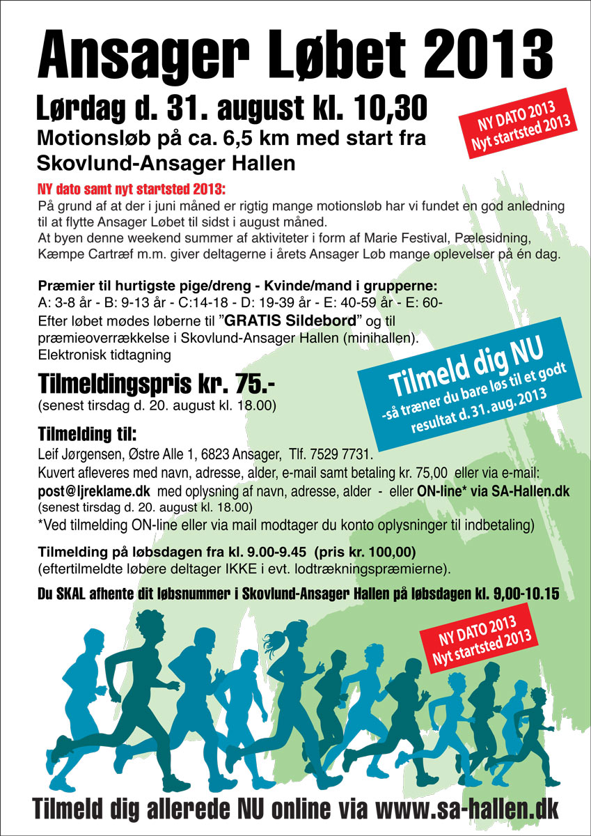 Ansager Løbet 2013