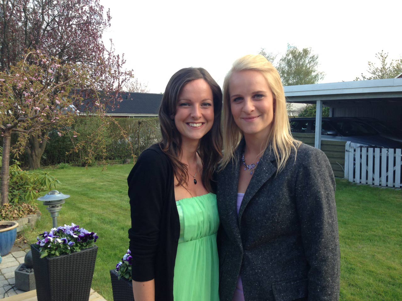 Line Maria Hansen fra Ansager (tv) og søster Anne Marie Hansen fra Allerød