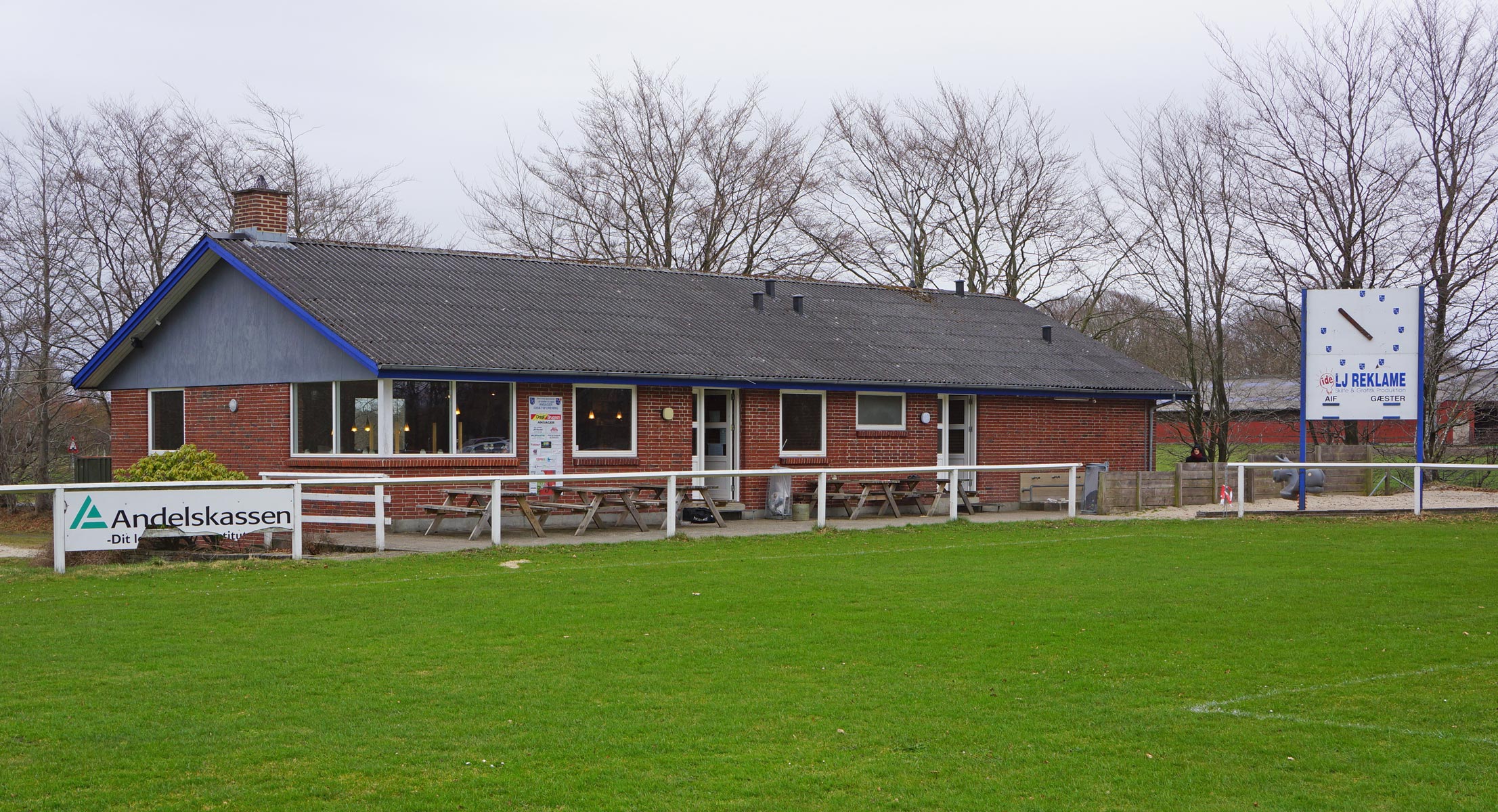 Fodboldklubhus på Grødevej