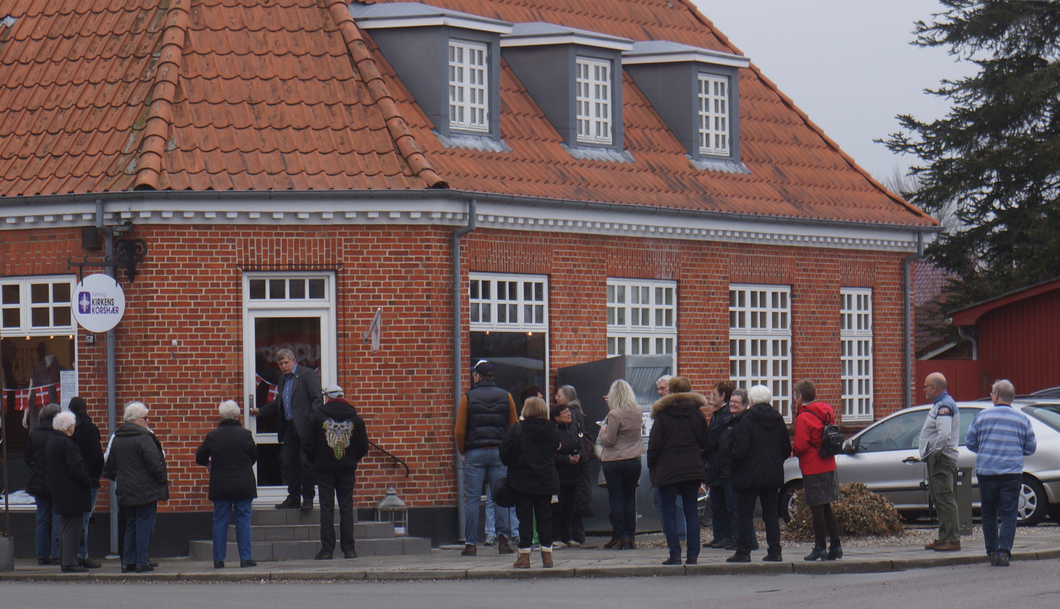 Åbning af Kirkens Korshærs genbrug i Ansager