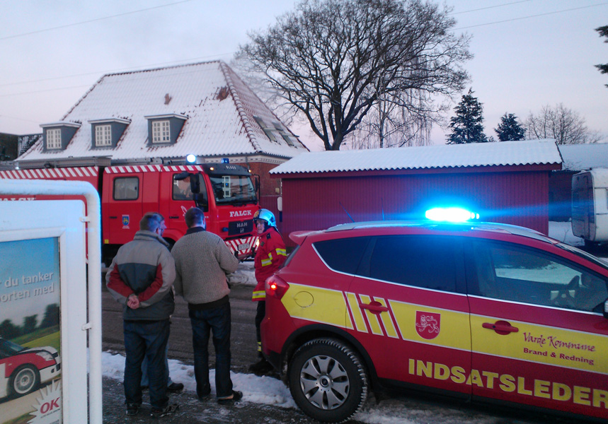Brandbiler på Stationsvej