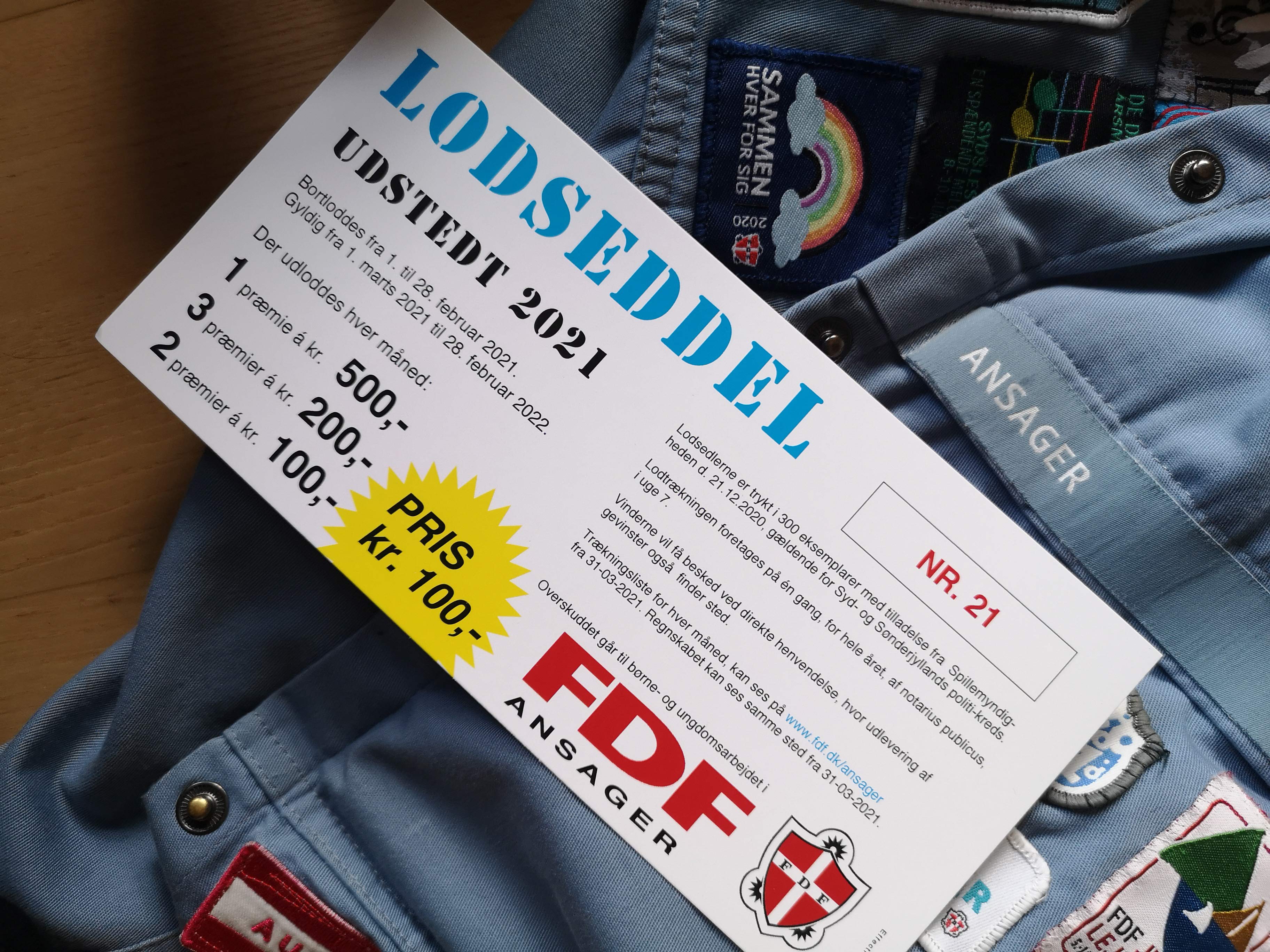 Præmie lotteri fra FDF Ansager – er i klar?