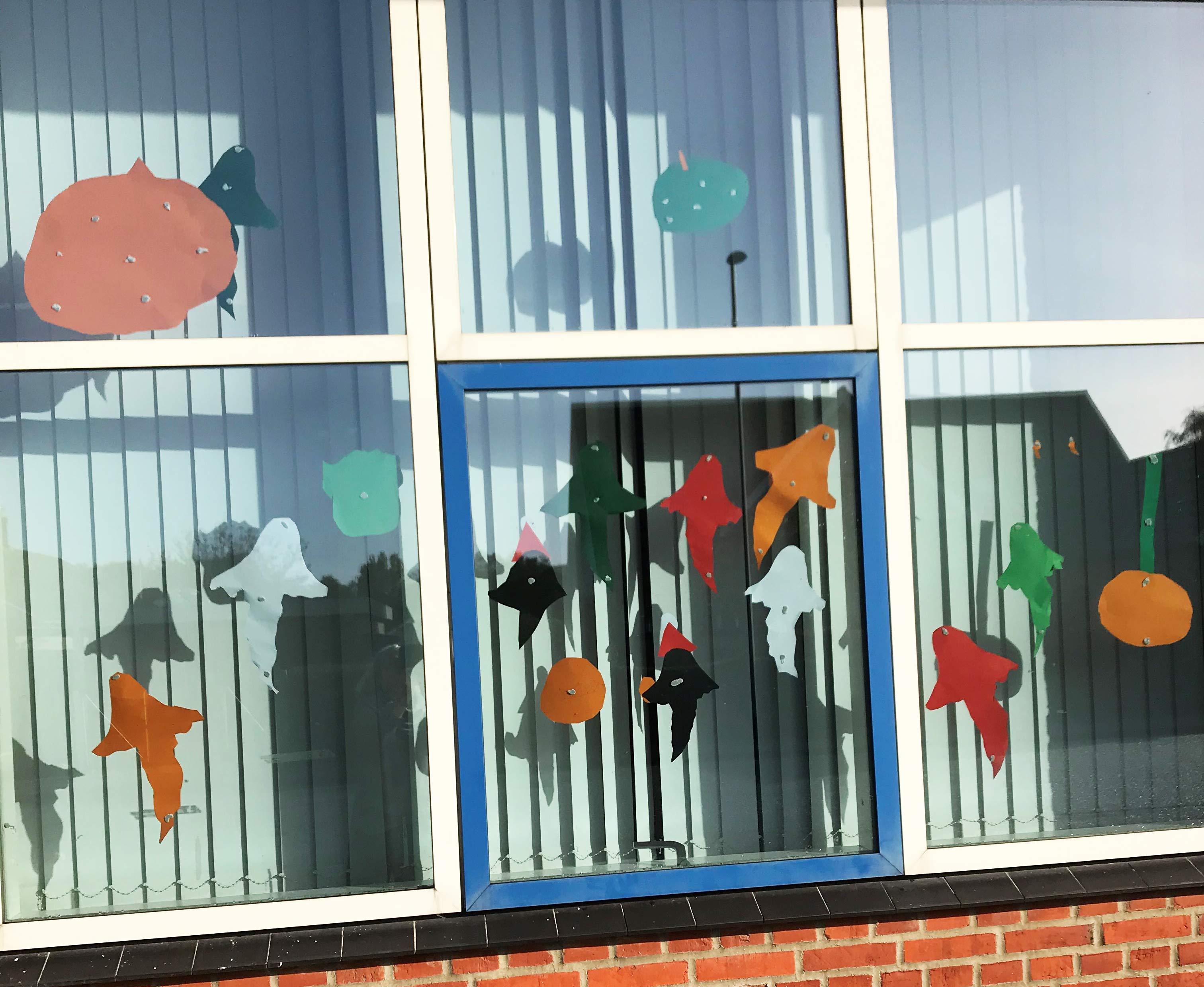 Optakt til halloween på Ansager skole