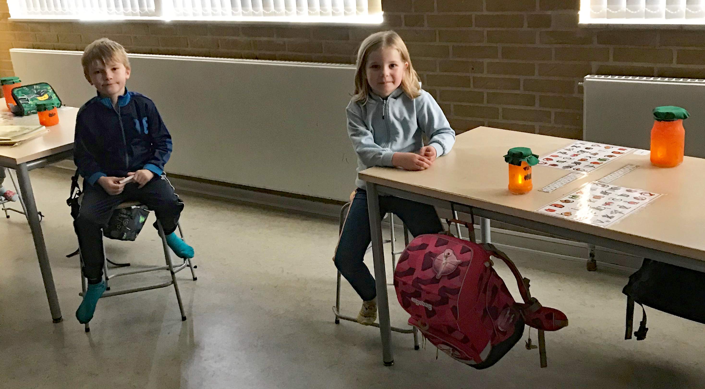 Optakt til halloween på Ansager skole