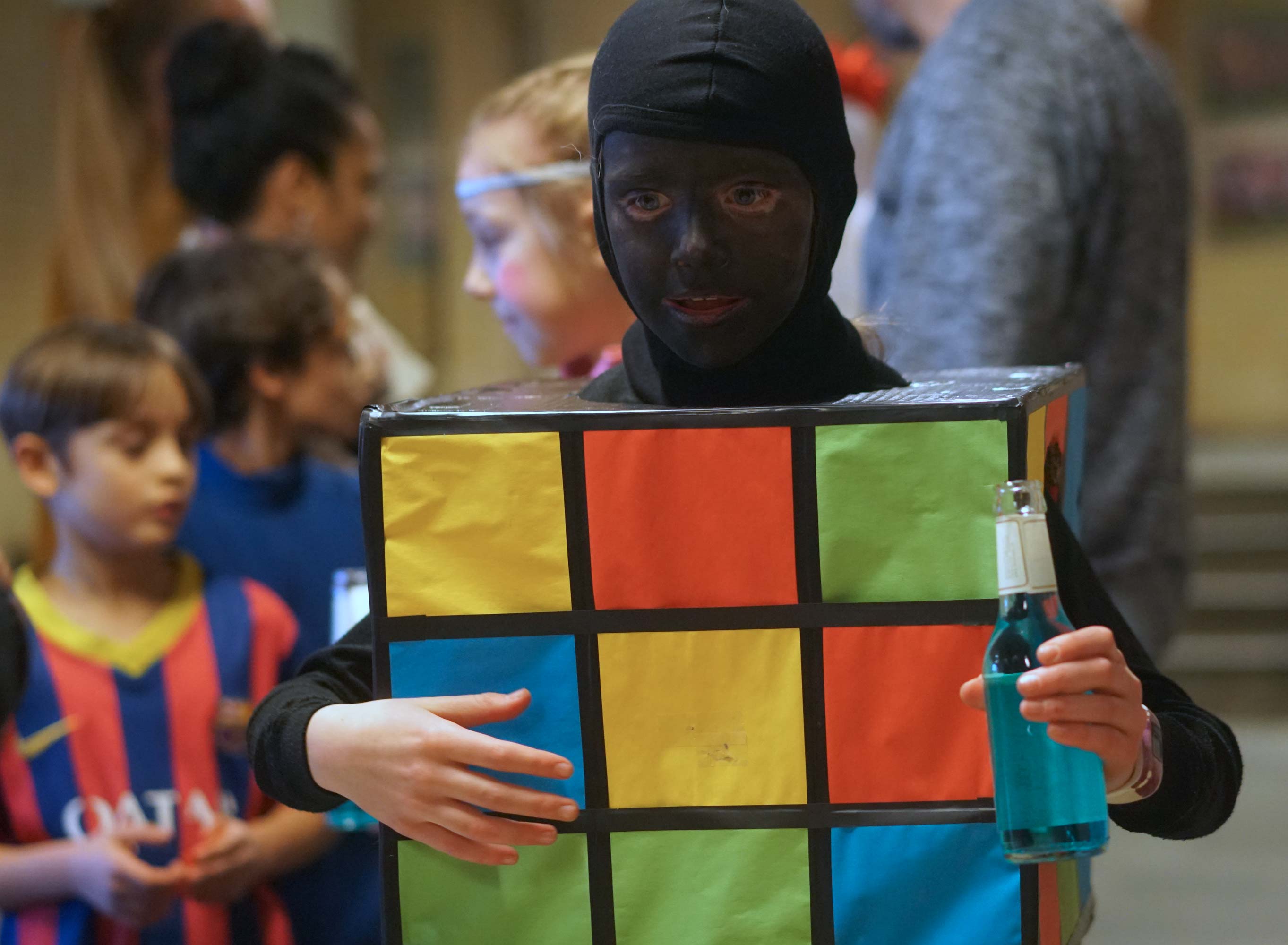De fineste, farligste og mest kreative kostumer blev fundet frem til fastelavnsfesten på Ansager skole