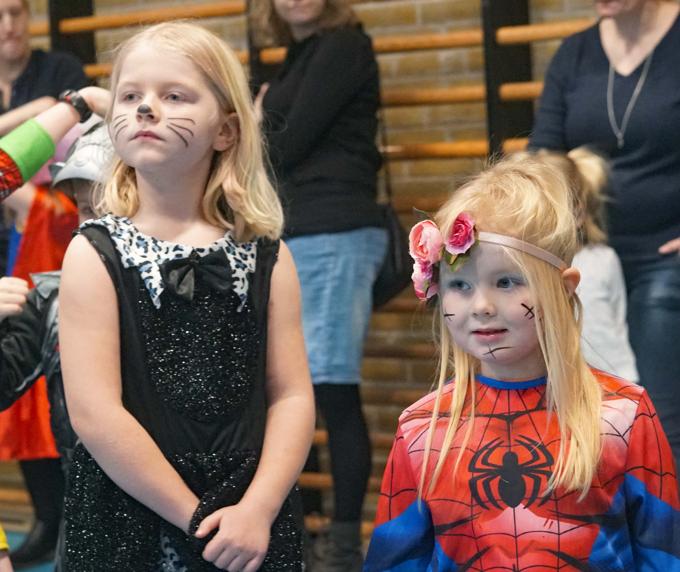 De fineste, farligste og mest kreative kostumer blev fundet frem til fastelavnsfesten på Ansager skole