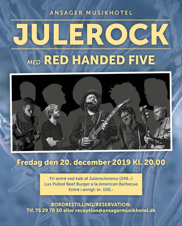 Red Handed Five med Born On The Bayou. Se video på youtube.
