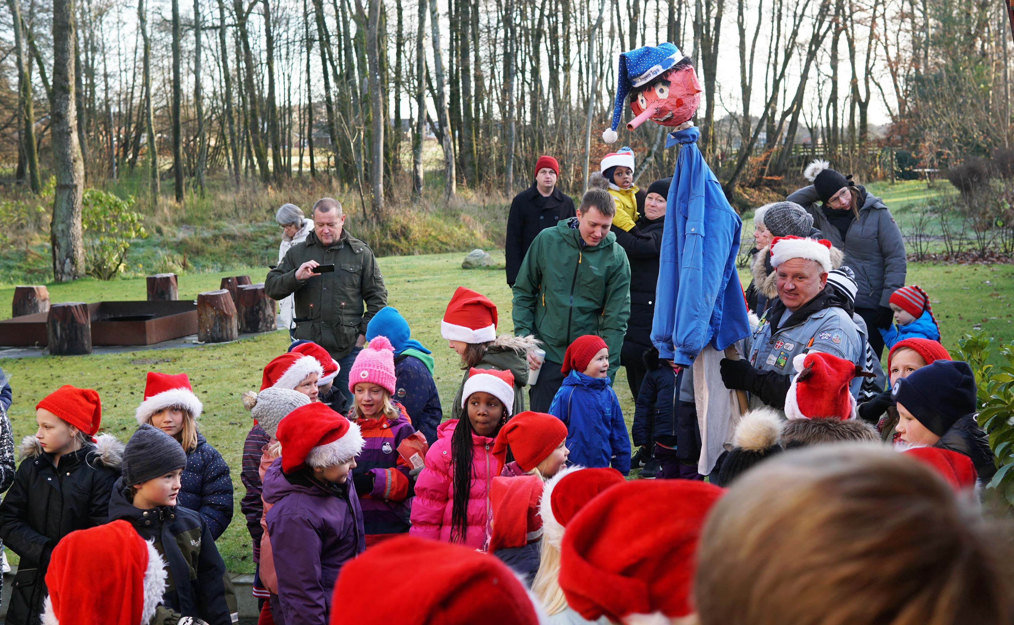 Julemanden havde i år gemt sig på Møllen