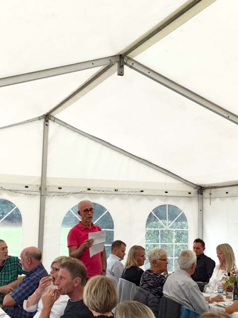 Fra festligholdelsen af Ansager Tennis Klubs 70 års jubilæum i 2018