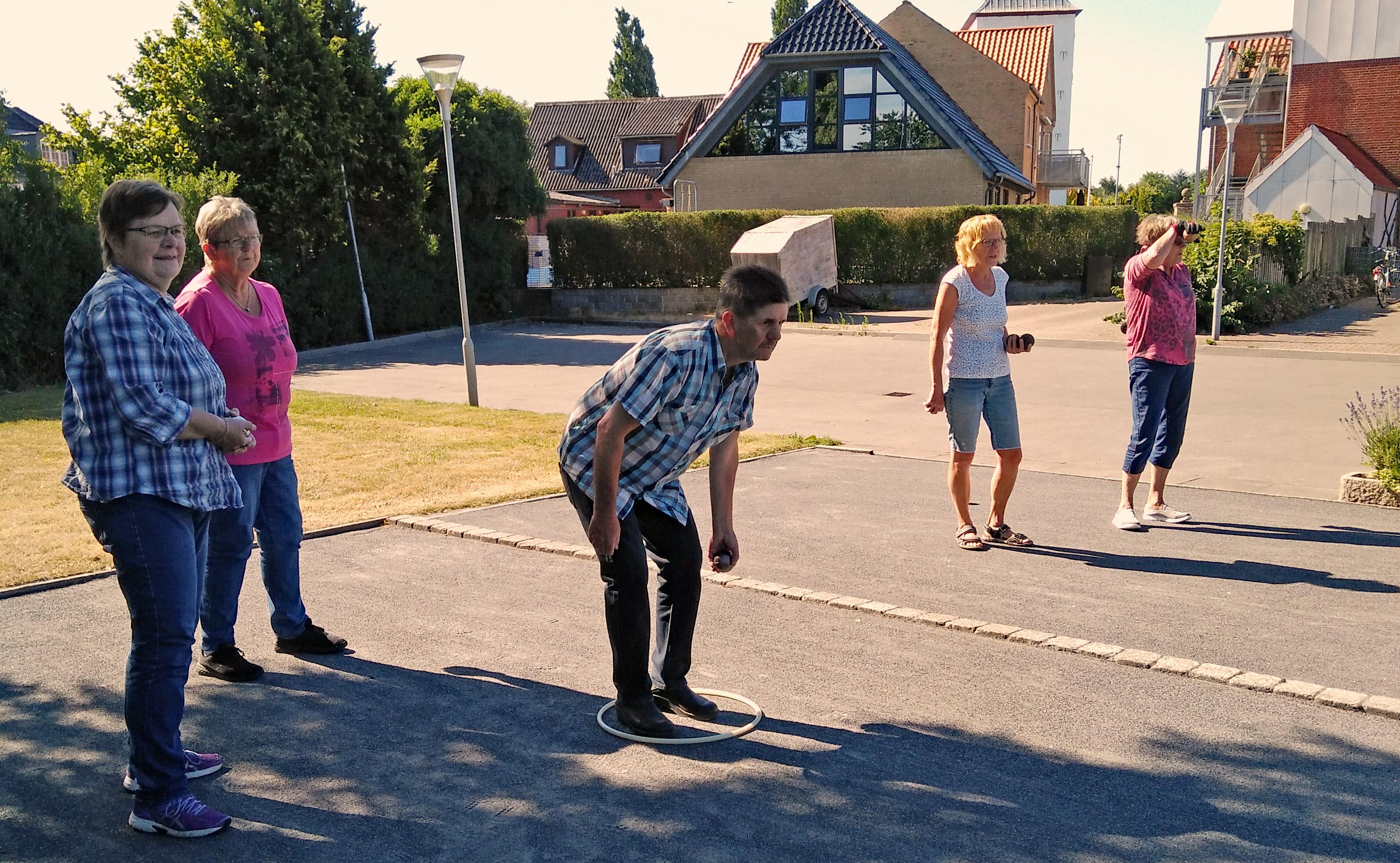 Nu to fungerende petanquebaner