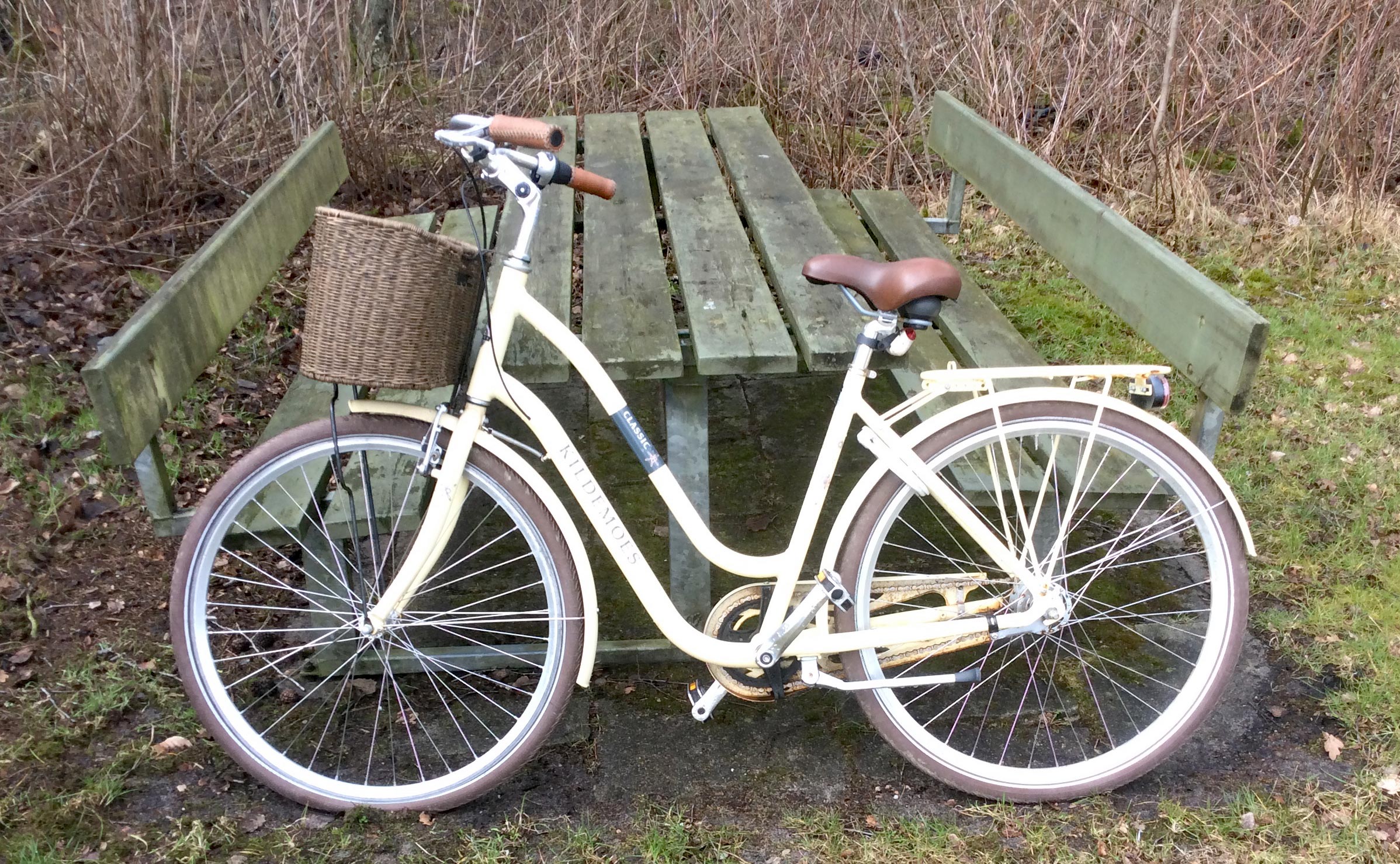 Cykel ved Kvie sø