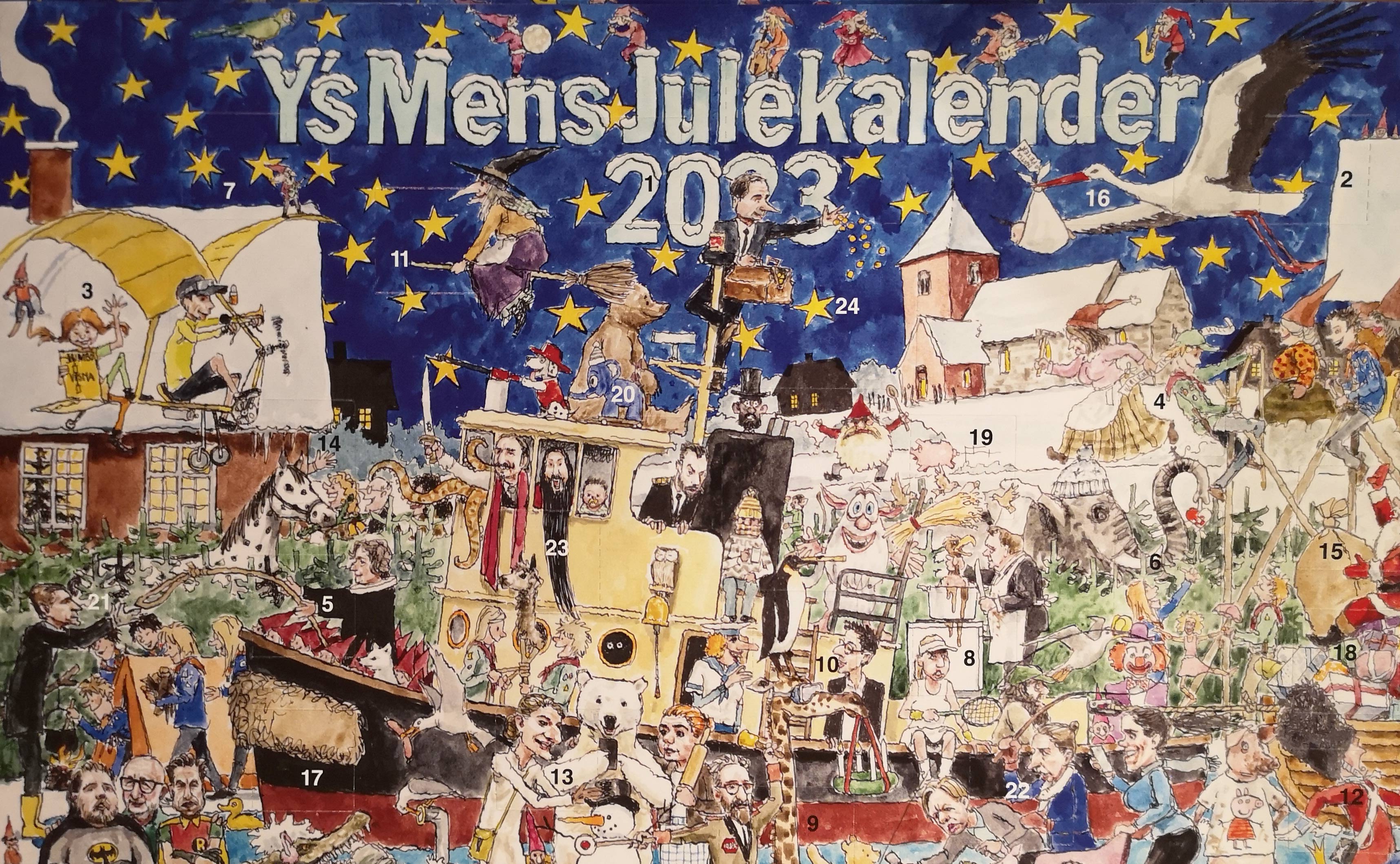 Støt Lokalt: Køb Ansager Julekalender