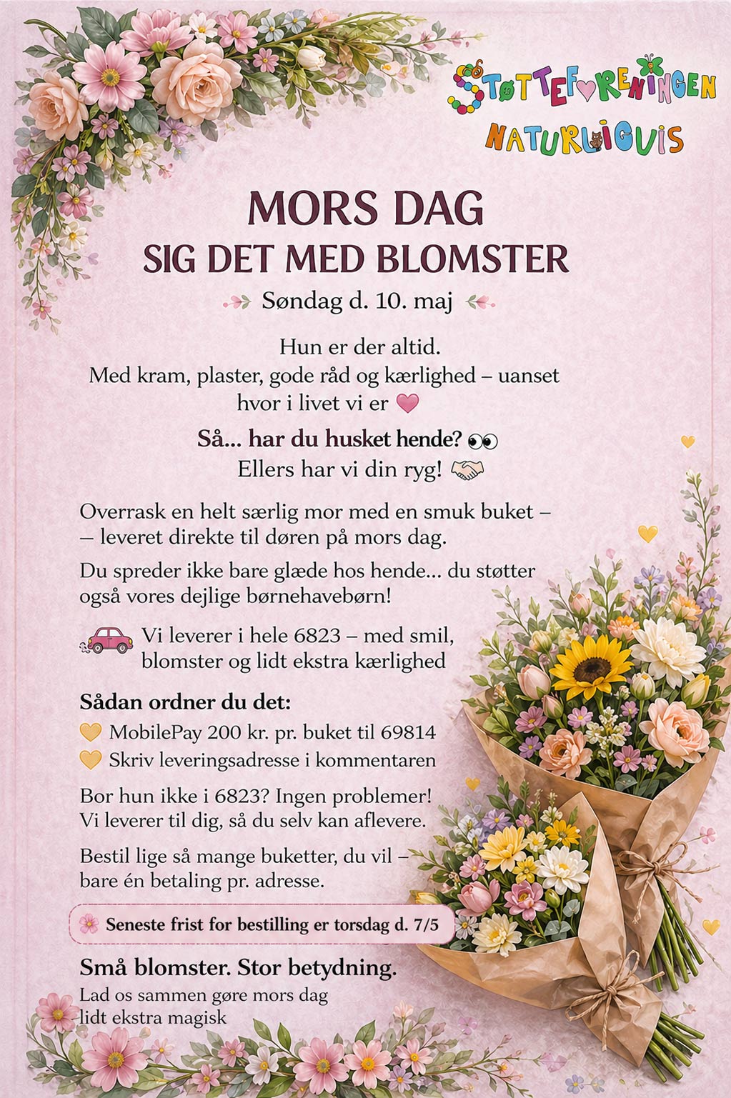 Mors dag – sig det med blomster