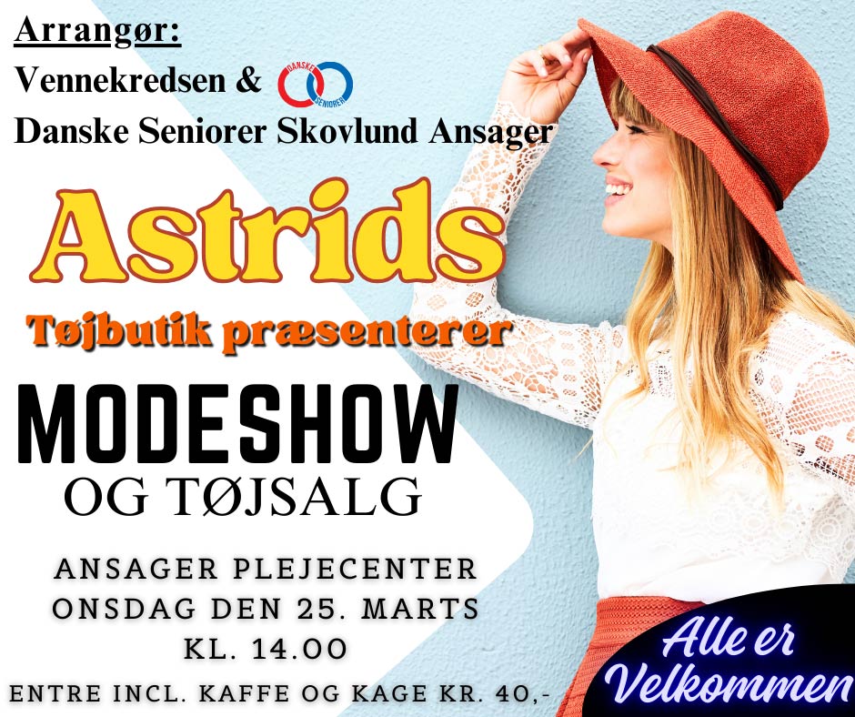 Modeshow og tøjsalg på plejecentret