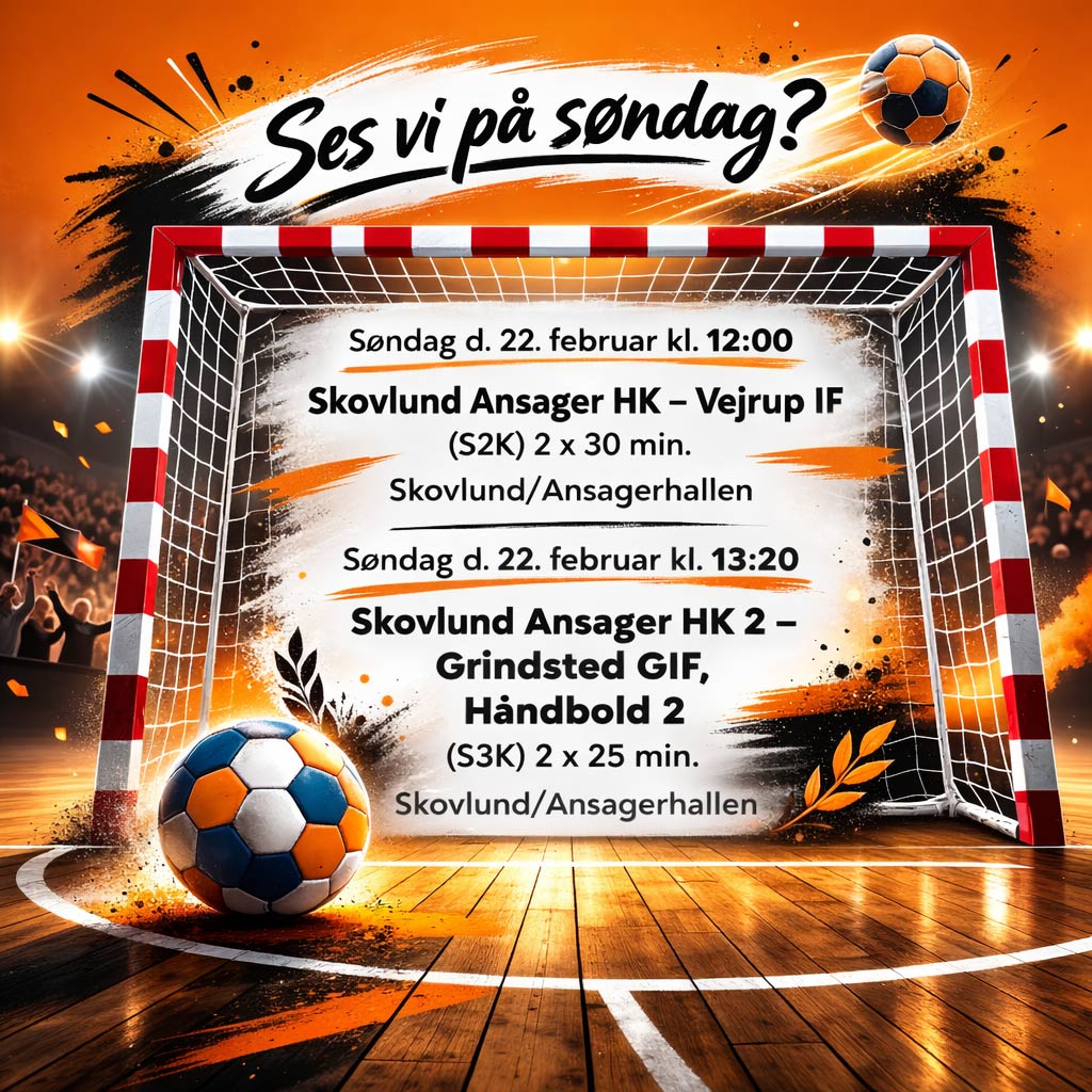 Dobbelt hjemmekamp i Ansagerhallen søndag
