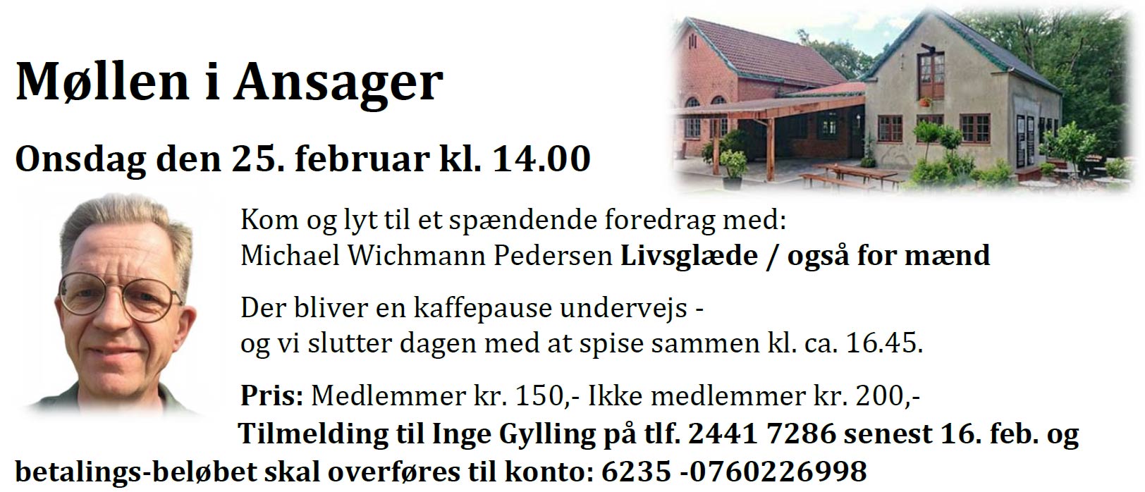 Inspirerende foredrag om livsglæde