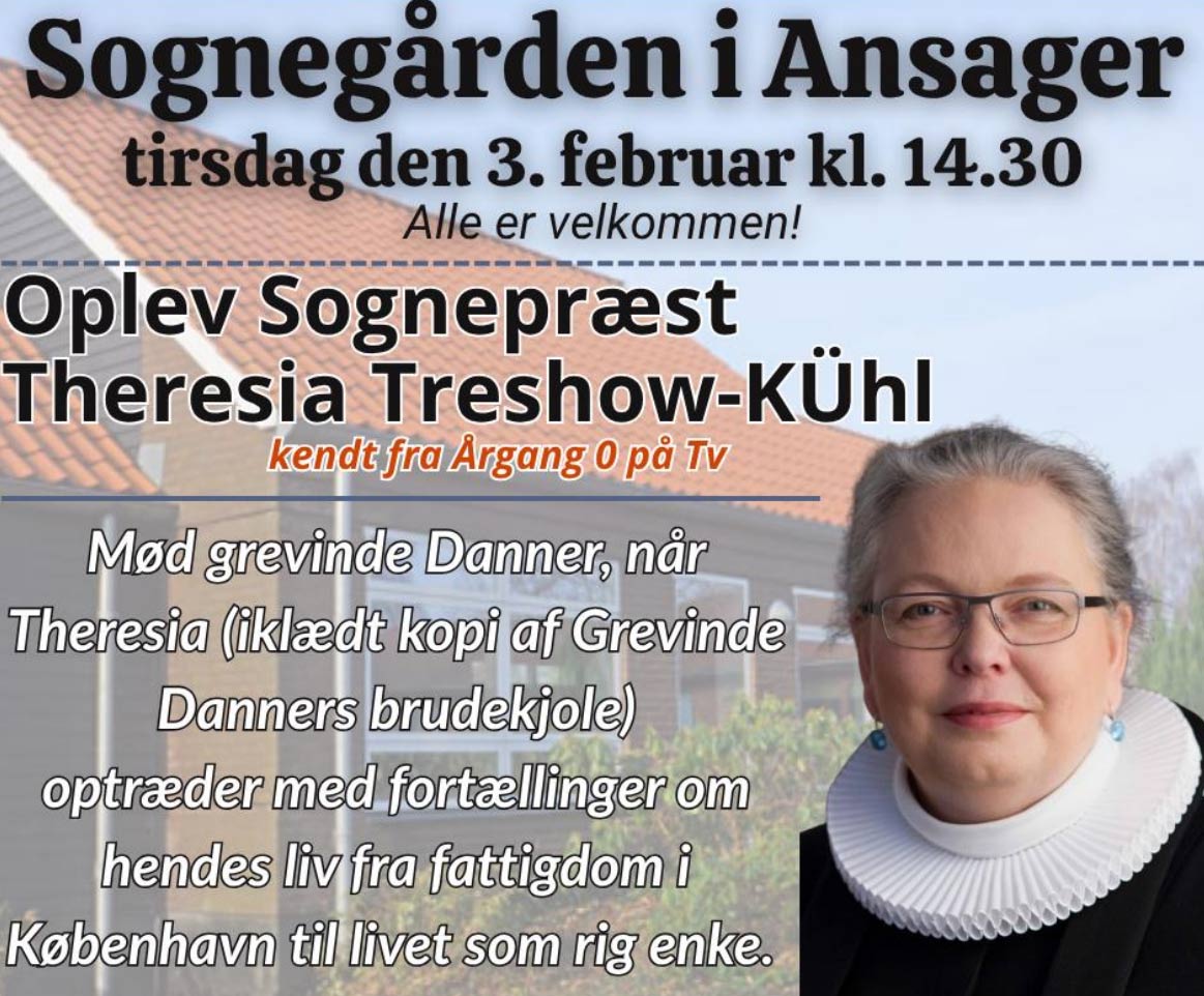 Sognepræst fortæller som Grevinde Danner