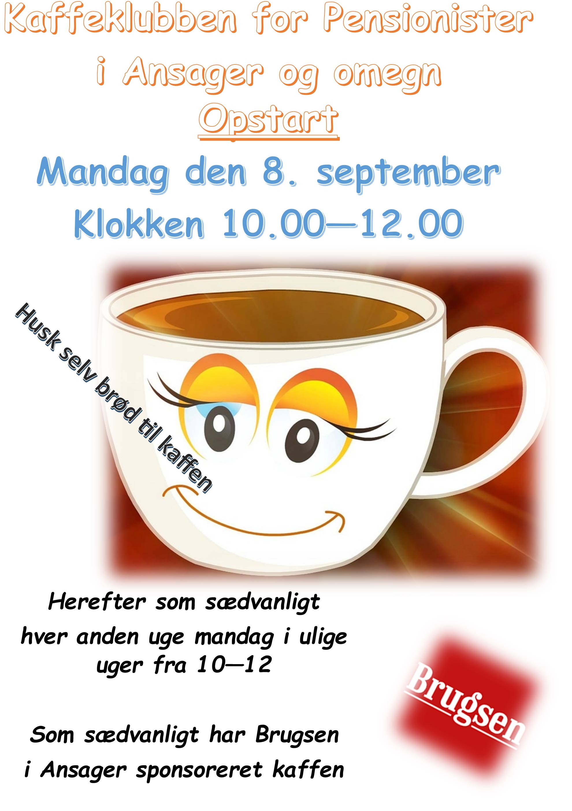 Kaffeklubben for pensionister i Ansager