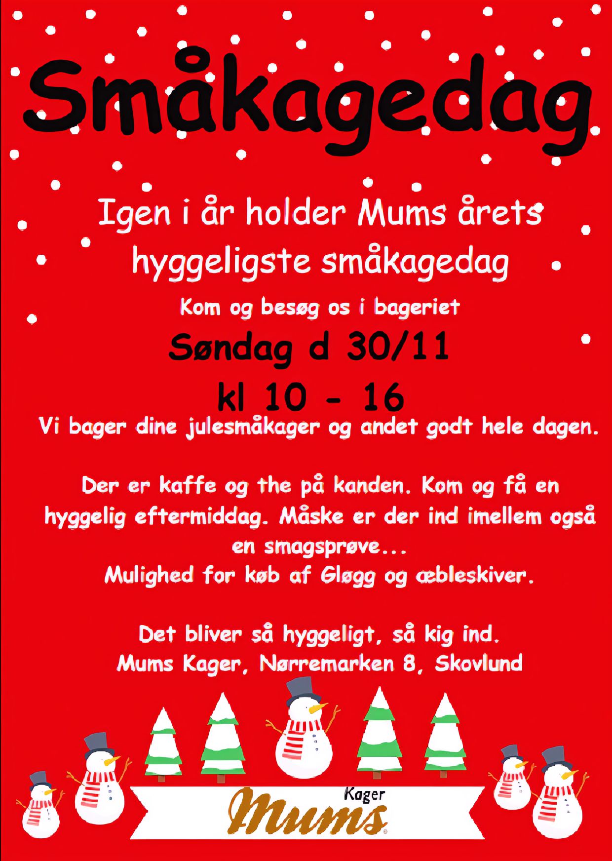 Årets hyggeligste småkagedag hos Mums