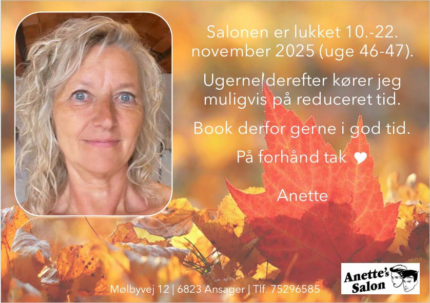 Efterårspause i salonen