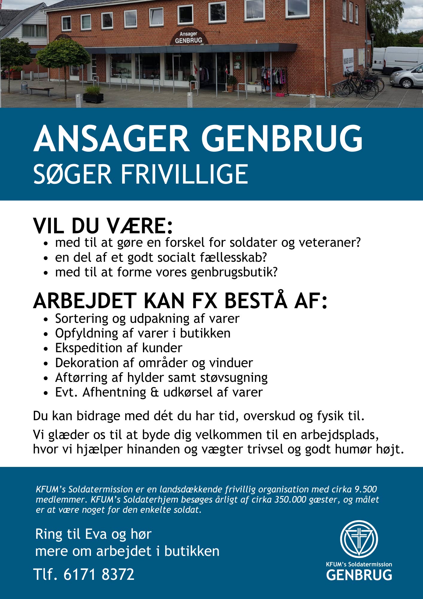 Bliv frivillig i Ansager Genbrug