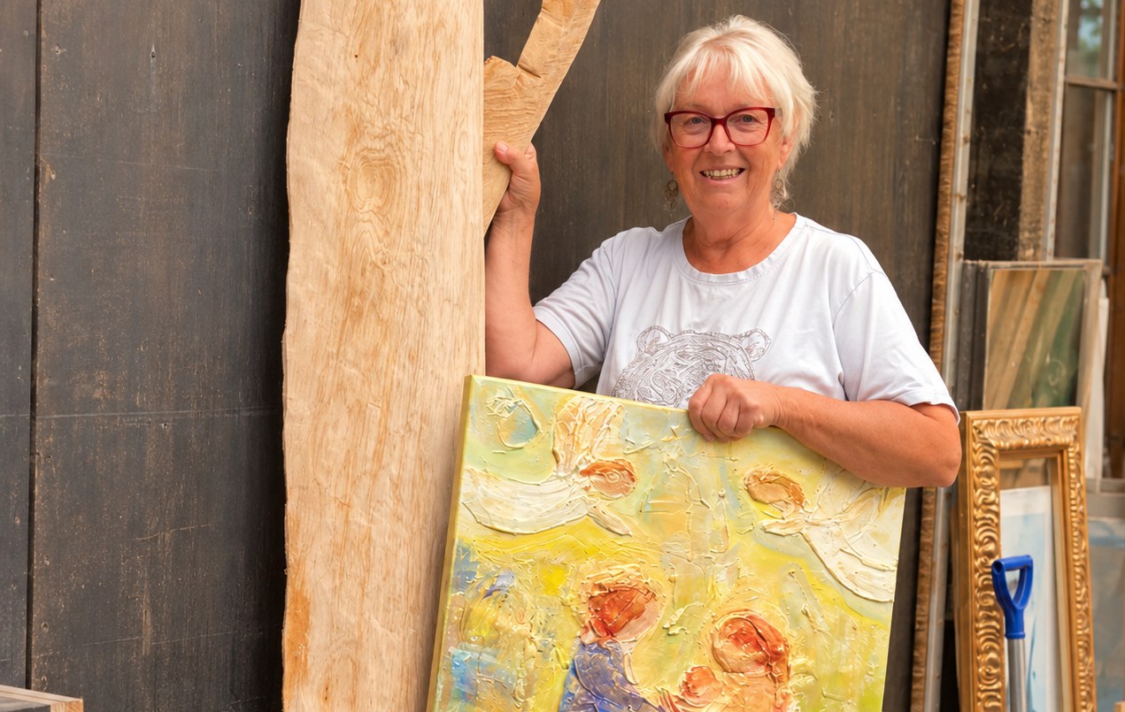 Tove Engelbrechts altertavle indvies i Ansager Kirke