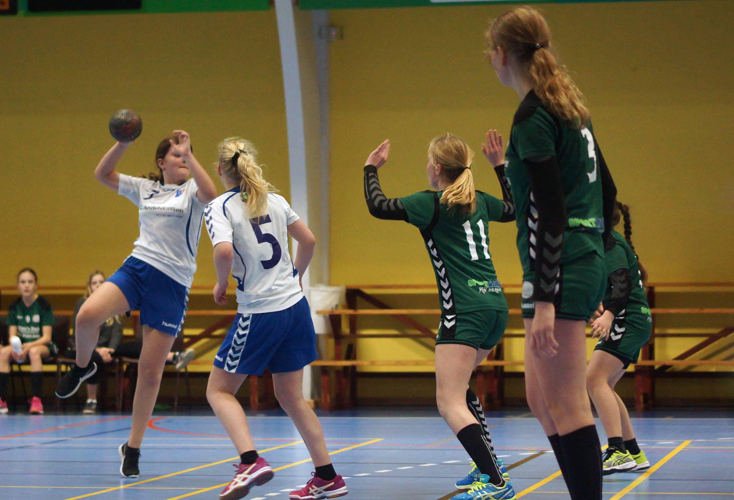 Ansager U14 håndboldpiger Ansager vandt 10-7 mod Varde HK
