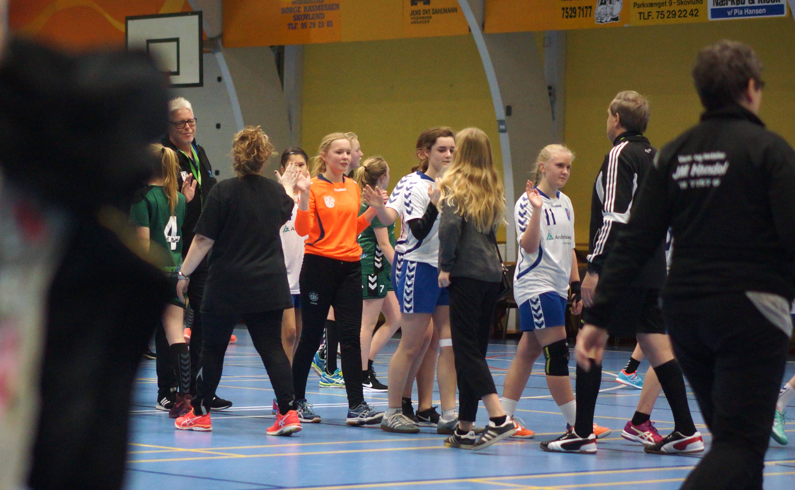 Ansager U14 håndboldpiger Ansager vandt 10-7 mod Varde HK