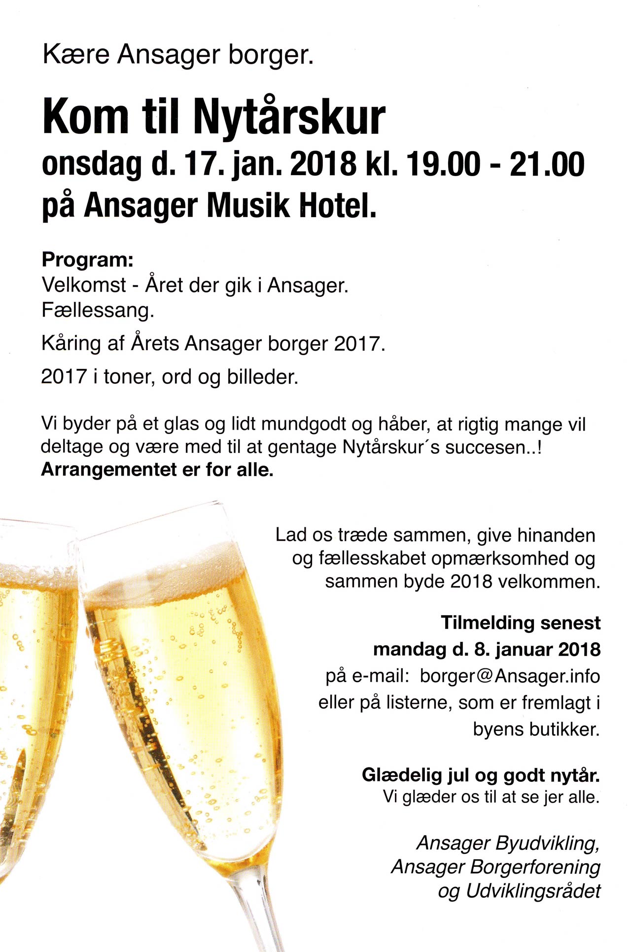 Nytårskur med fejring af årets borger