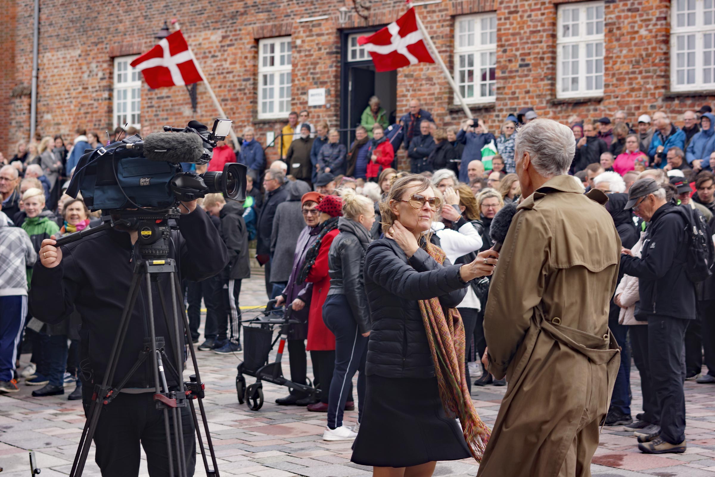 Indtryk fra førstedagen på folkemødet i Ribe i anledning af 500 året for revolutionen.