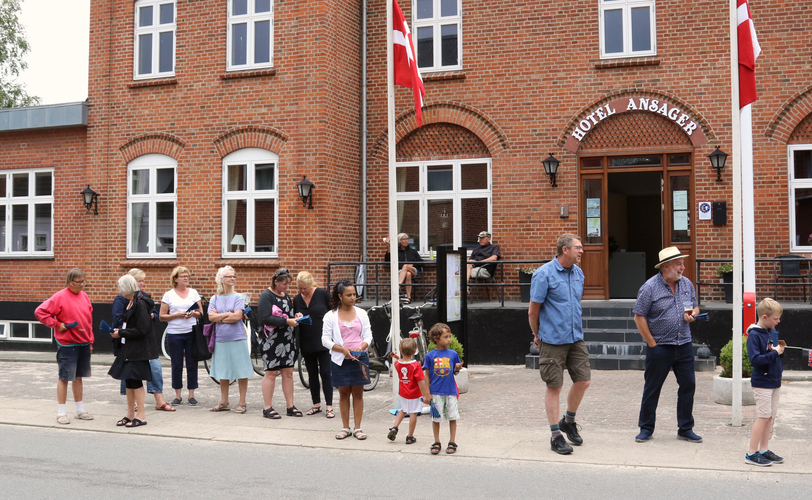 Servering ved Årets Landsby