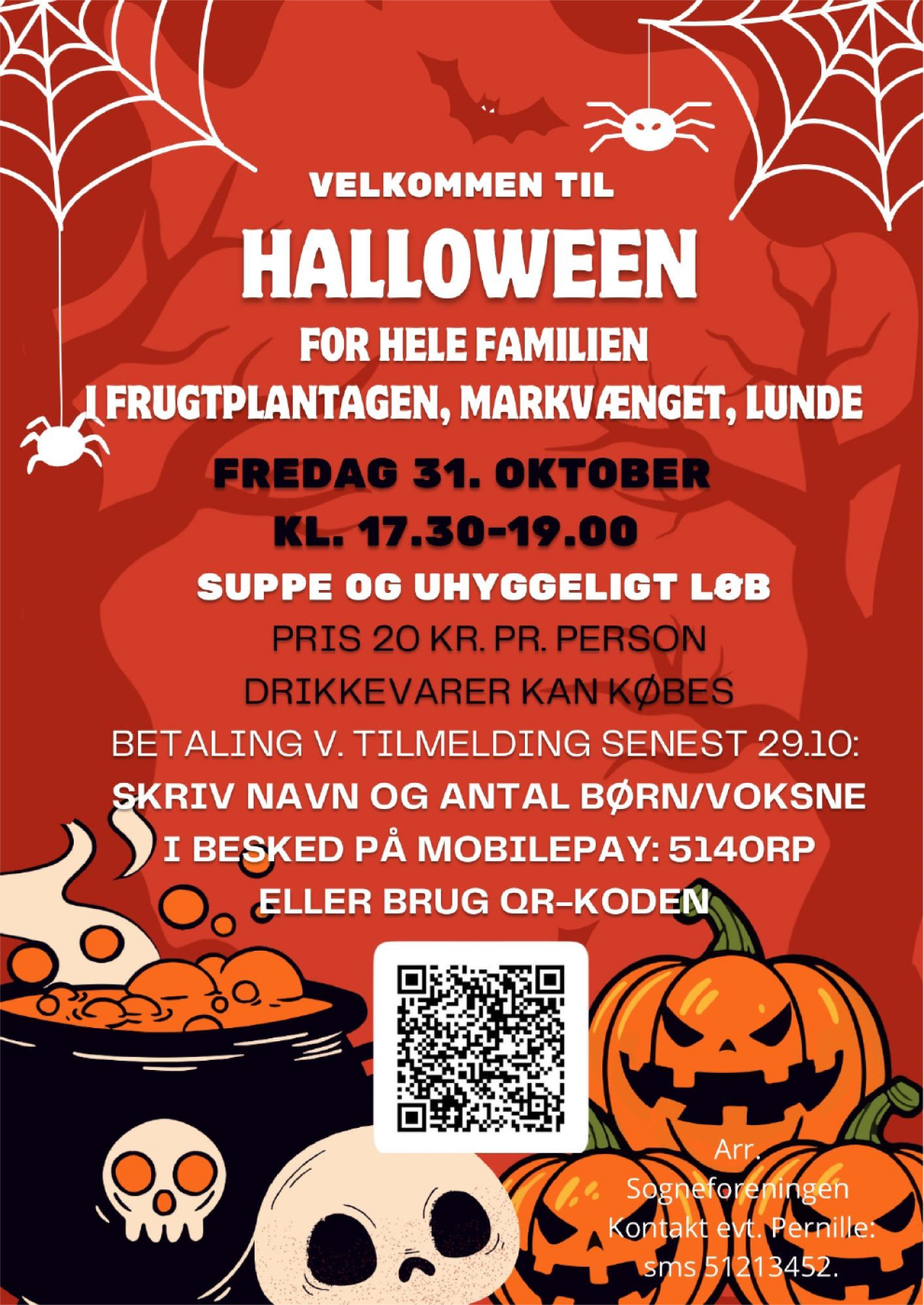 31 okt kl 17,30: Halloween i Lunde.