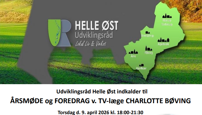 Årsmøde & Foredrag med TV-læge Charlotte Bøving