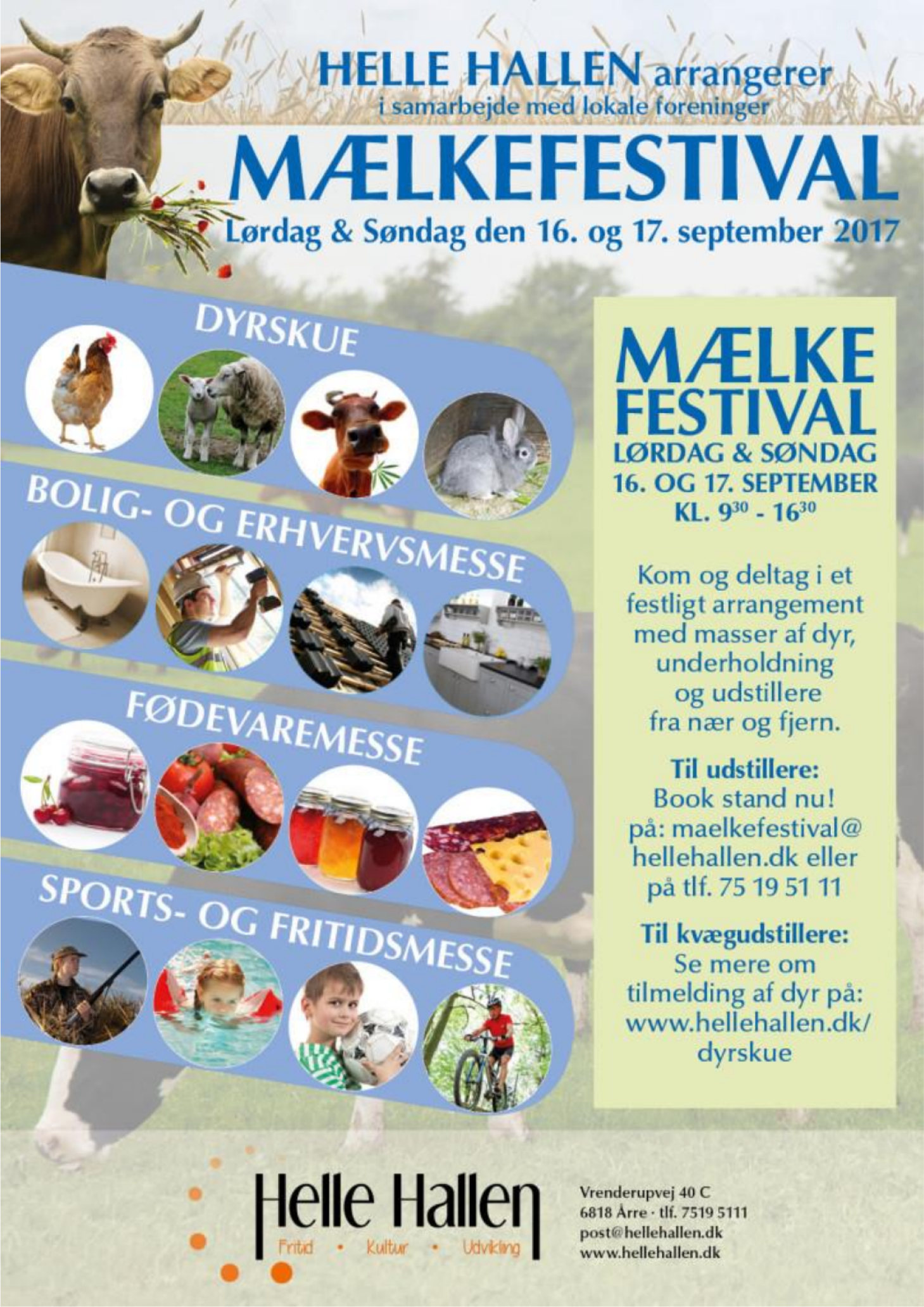 Mælkefestival lørdag 16/9 og søndag 17/9