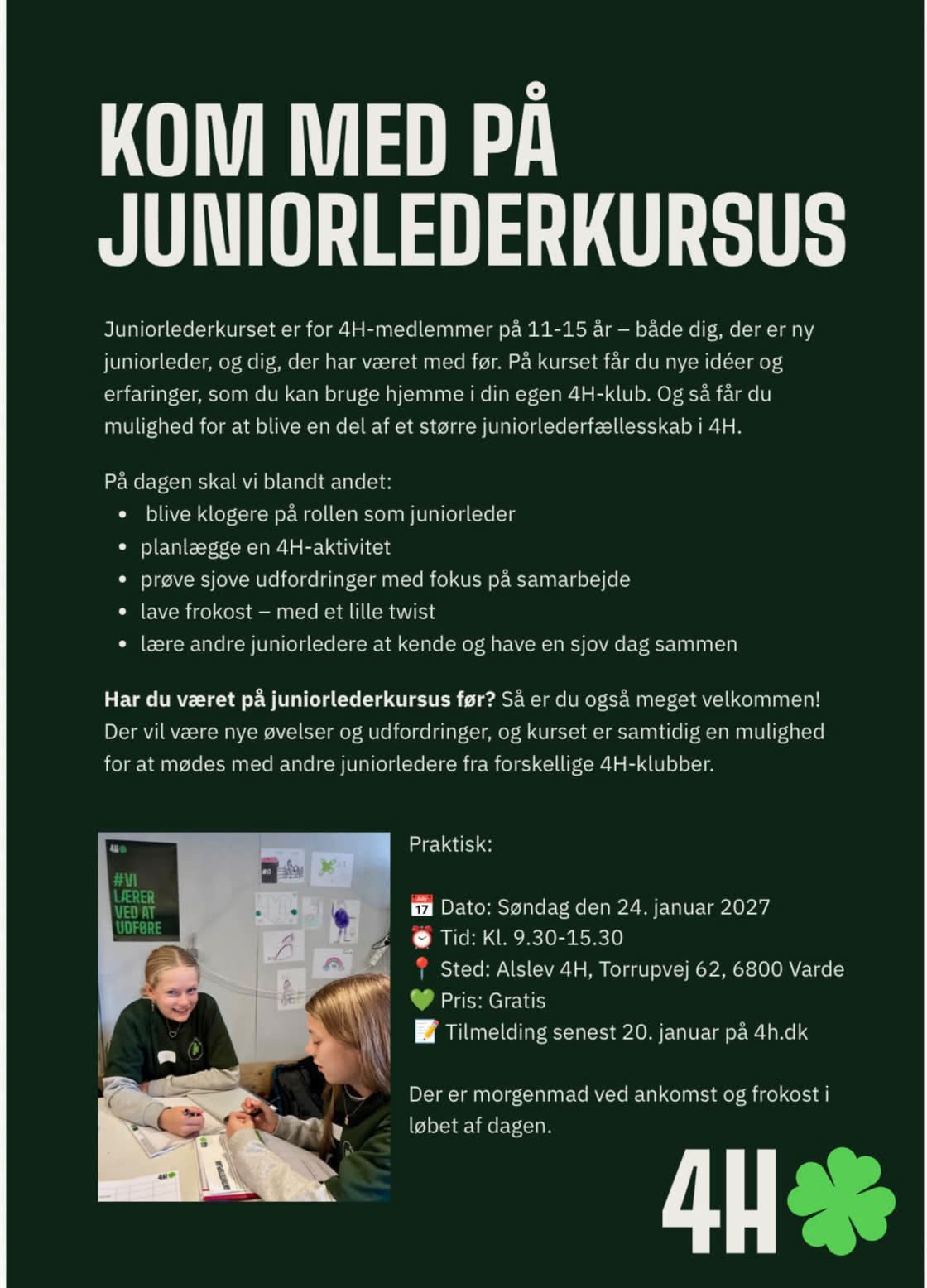 Unge tager føringen i 4H
