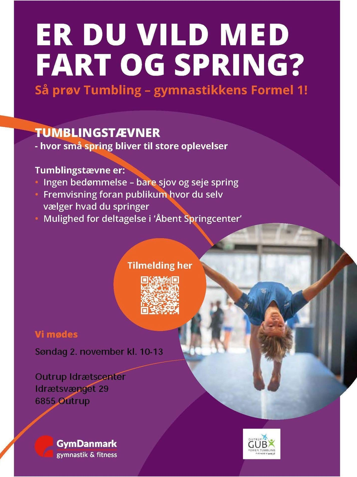 Tumblingstævne: Sjov, Fart og Spring