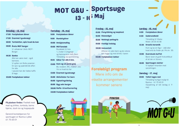 MOT G&U Sportsuge