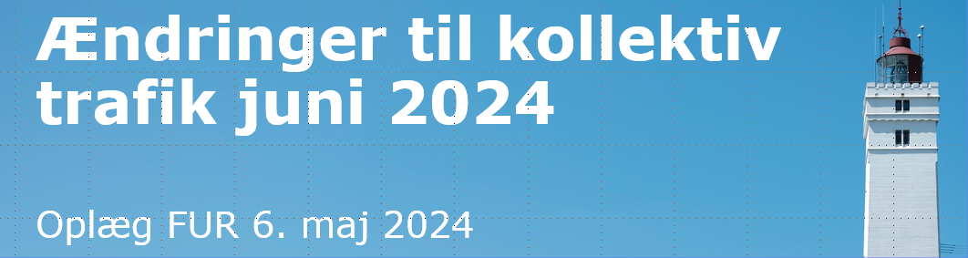 Ændring i kollektiv trafik 2024