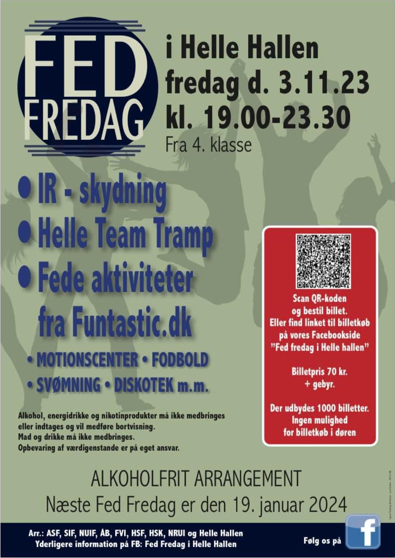 Fed Fredag i Helle Hallen