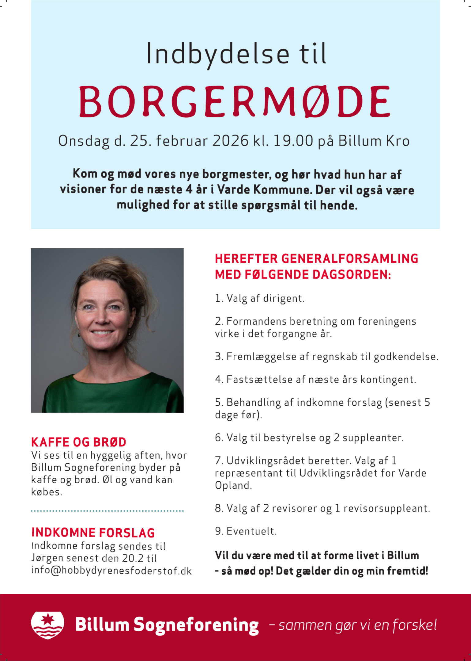 Generalforsamling Billum Sogneforening