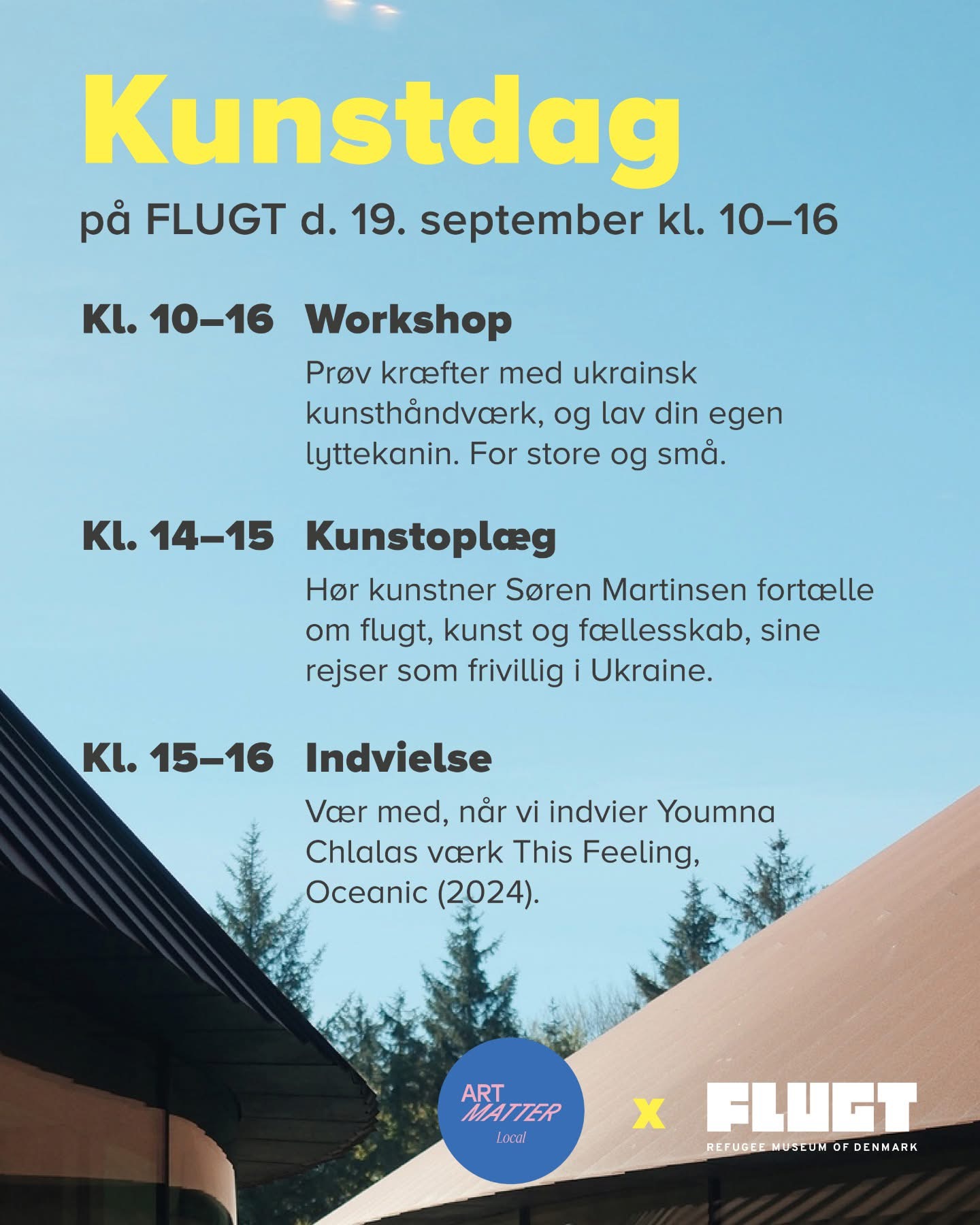 Kunsten samler på flugt
