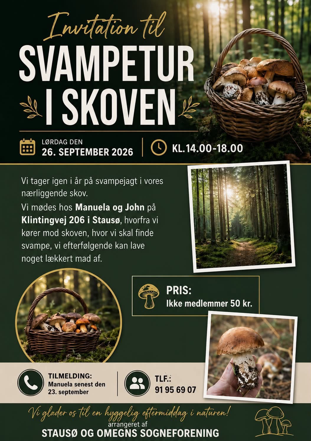 Efterårsjagt på skovens delikatesser