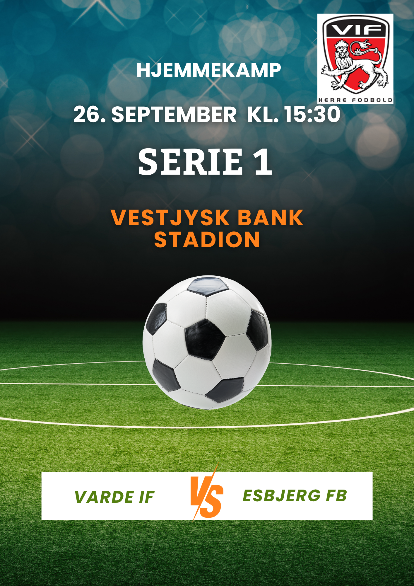 Optakt-Serie 1 hjemme mod EFB