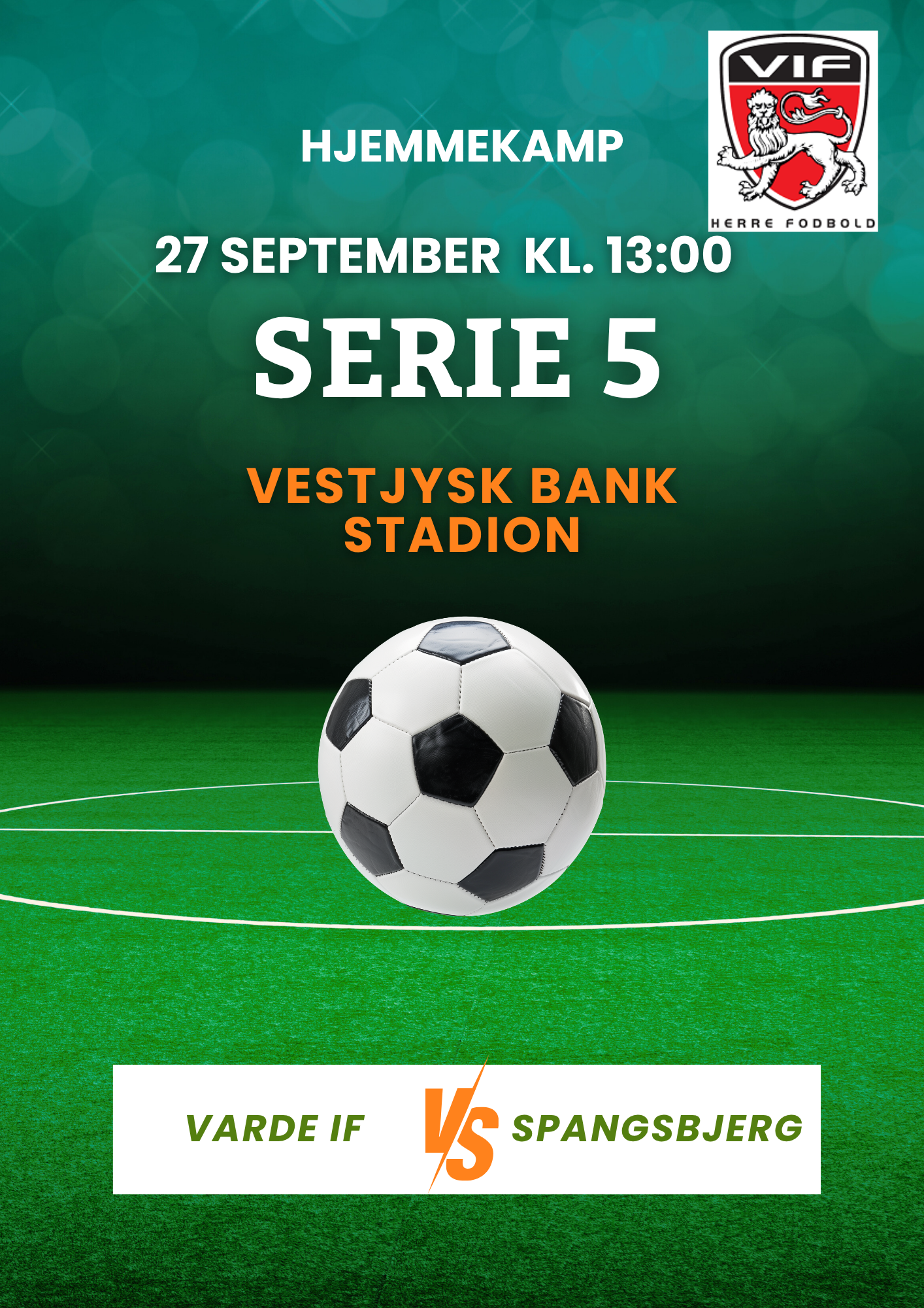 Serie 5 spiller hjemme