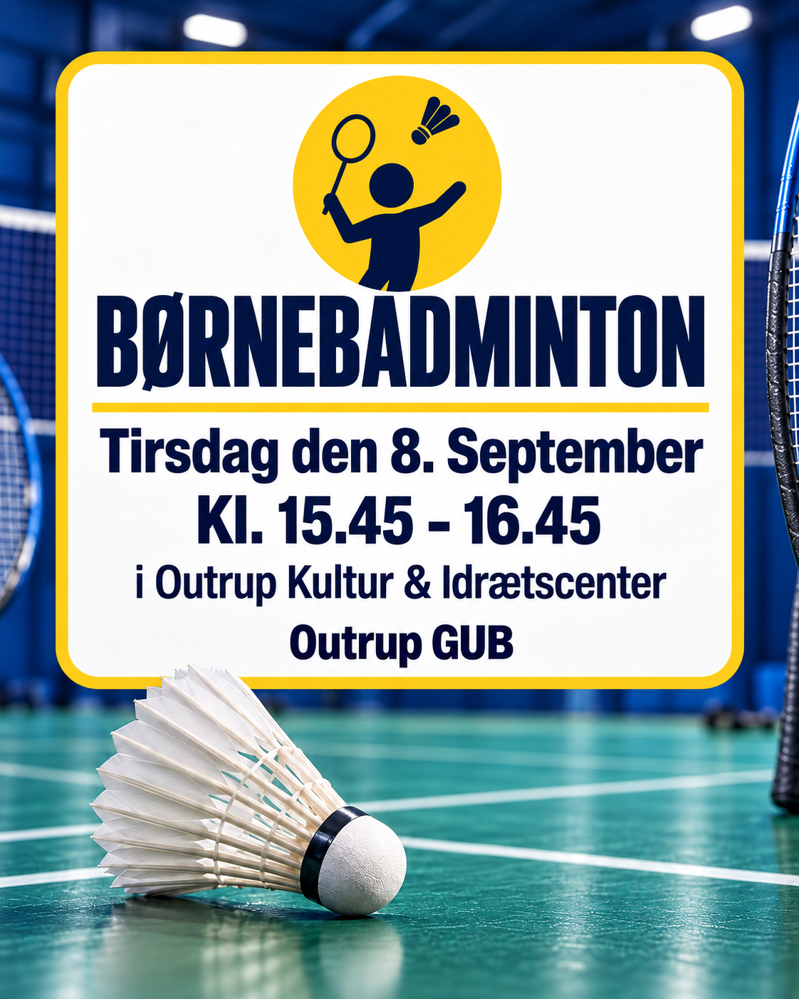 Badmintonsjov for børn i Outrup