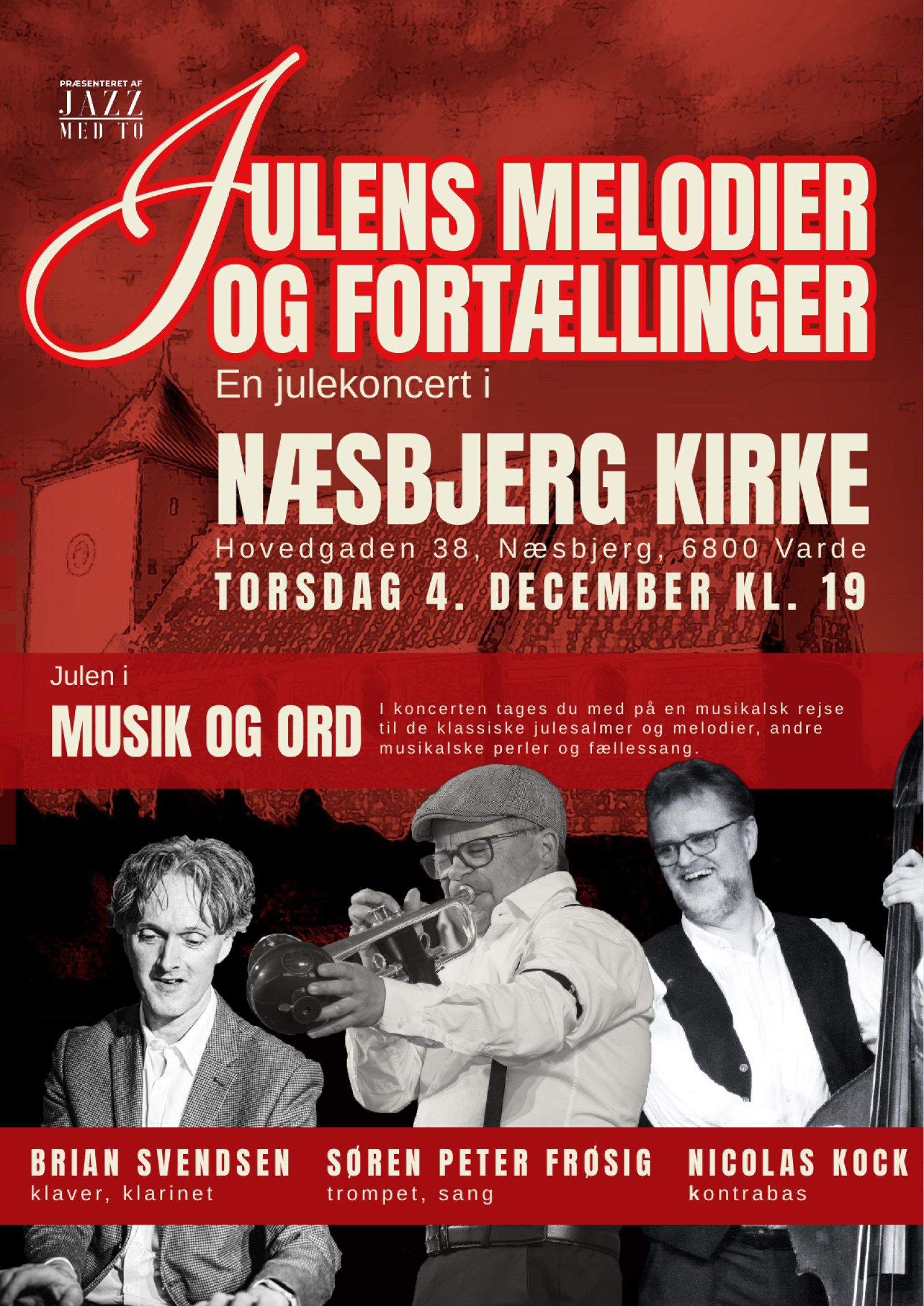 Julekoncert i Næsbjerg Kirke den 4. dec. kl 19