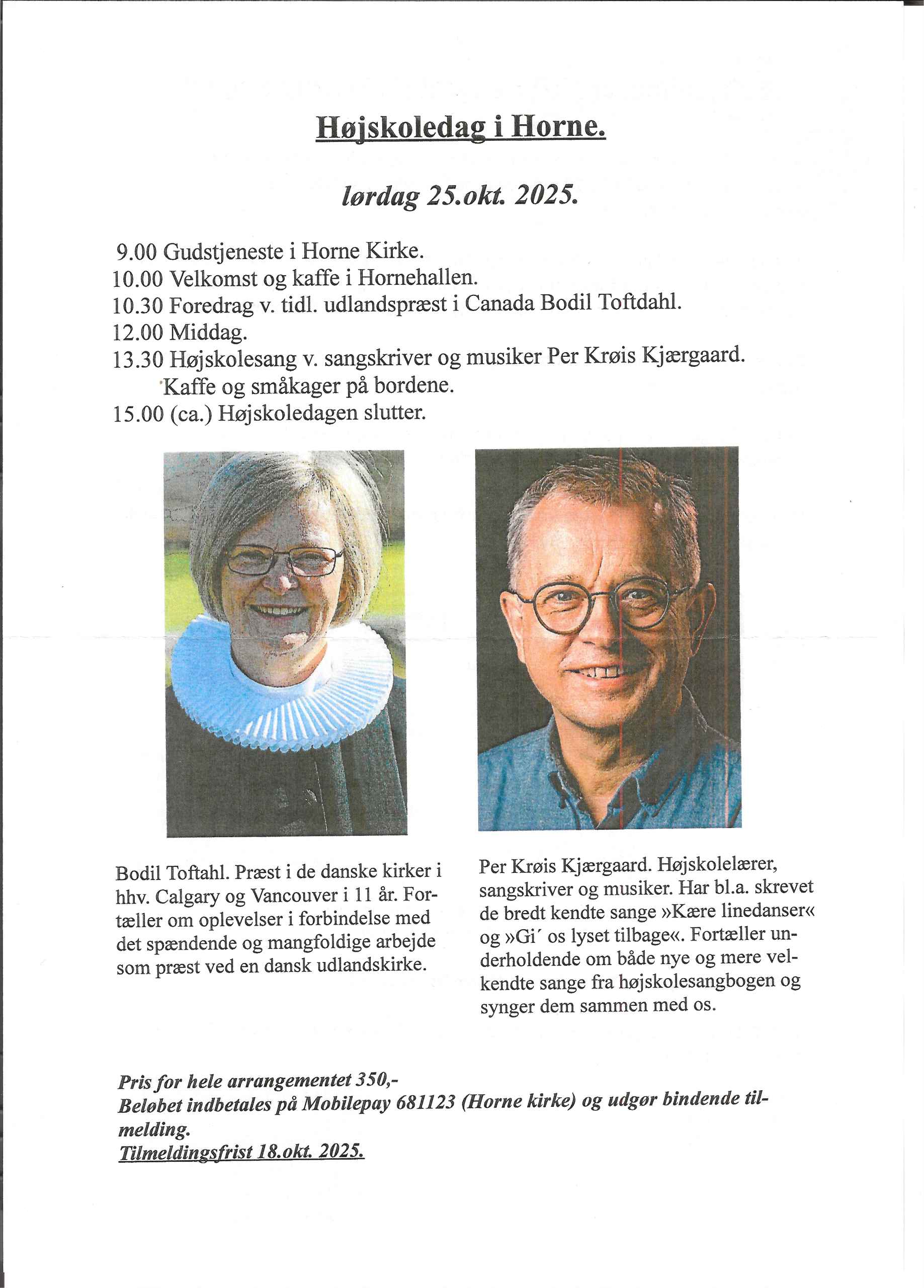 Højskoledag i Horne