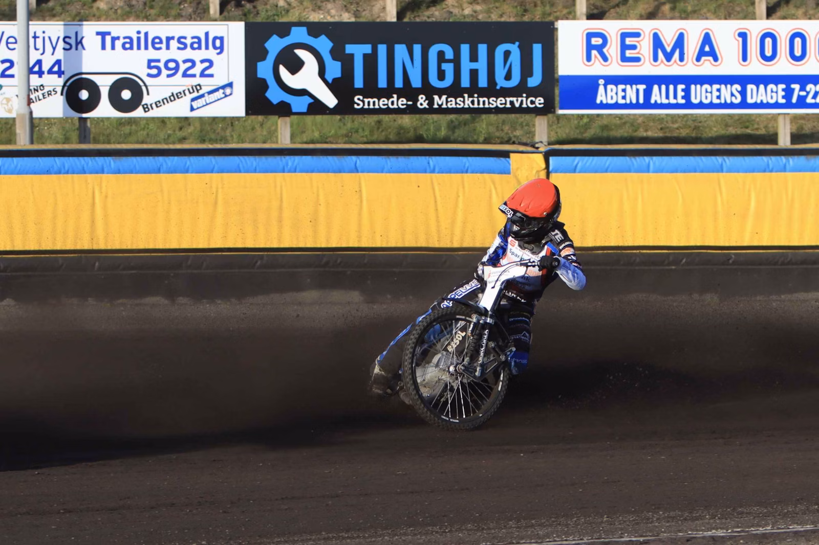Solrig speedwayaften ender med nederlag