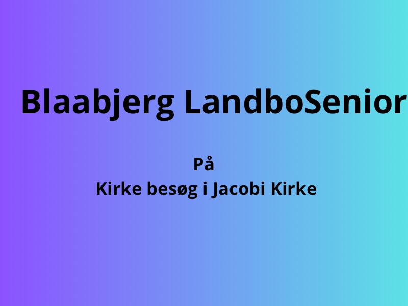 Julehygge med Blaabjerg LandboSenior