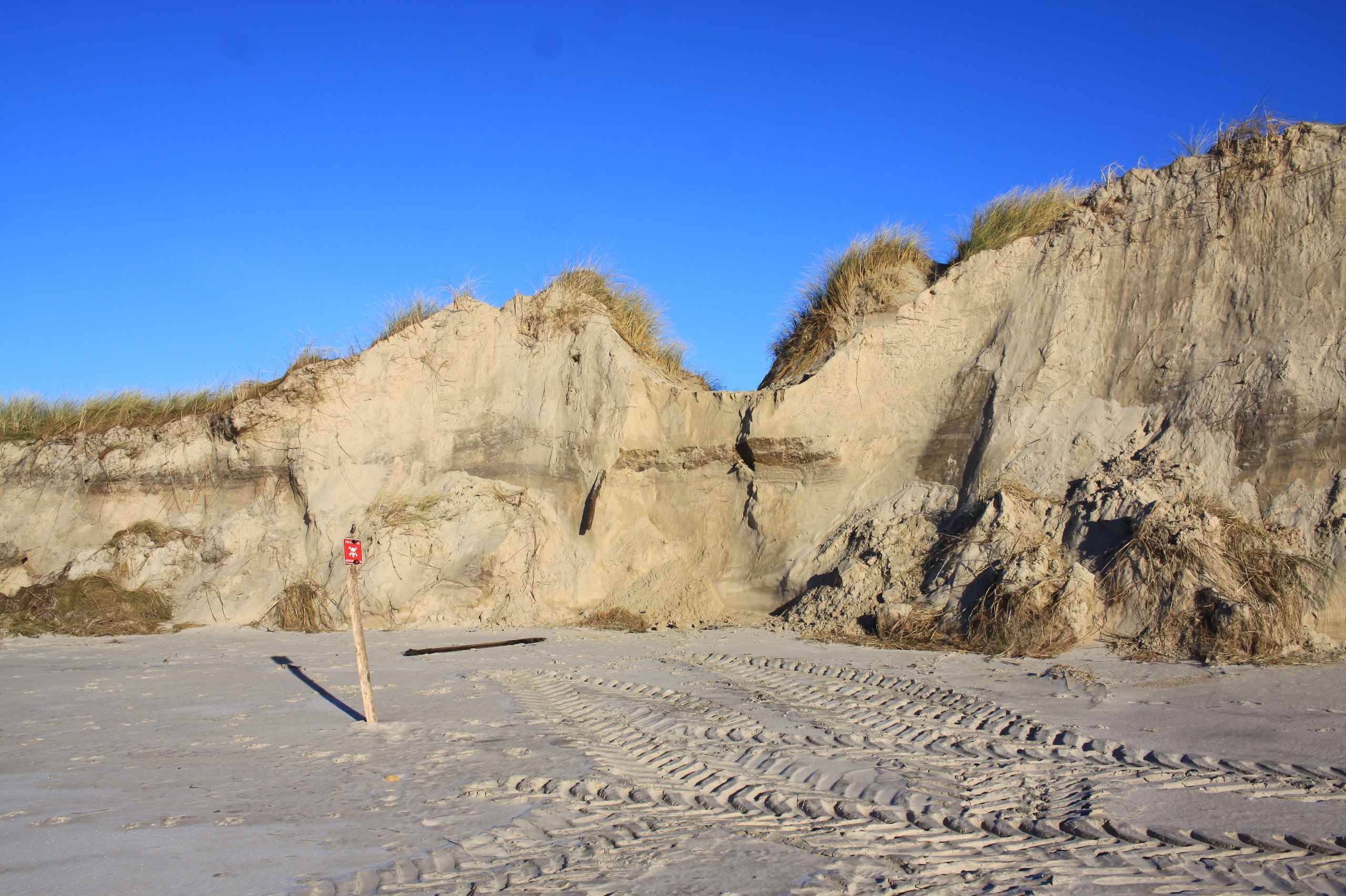 Dramatiske ændringer på Skallingen strand